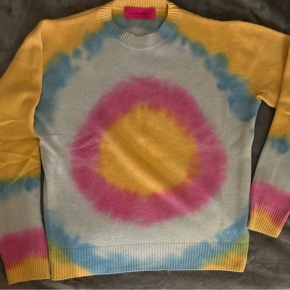 •The Elder Statesman "Hi-Fi" Knit Tie-Dye Sweater•